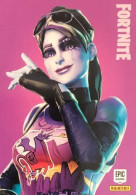 #166 Dark Bomber - Rare Outfit - Carte Panini Fortnite Series 1 - 2019 - Other & Unclassified