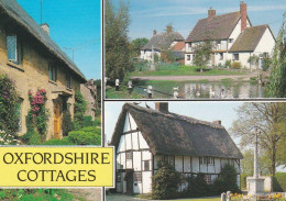 Oxfordshire Cottages Multiview - Oxfordshire - UK - Unused Postcard - Other & Unclassified