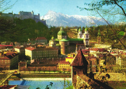 SALZBURG, ARCHITECTURE, BRIDGE, MOUNTAIN, TOWER, CASTLE, CHURCH, AUSTRIA, POSTCARD - Salzburg Stadt