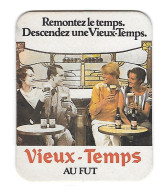 157a Brie. Grade Mont St Guibert  Vieux Temps Franse Tekst - Bierviltjes