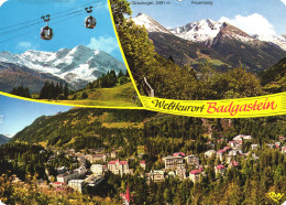 BAD GASTEIN, MULTIPLE VIEWS, ARCHITECTURE, MOUNTAIN, CABLE CAR, COSY EDITION,  AUSTRIA, POSTCARD - Bad Gastein