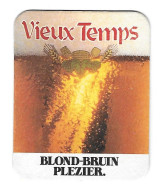 158a Brie. Grade Mont St Guibert  Vieux Temps Nederlandse Tekst - Beer Mats