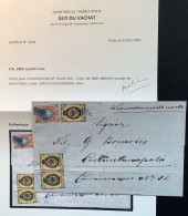 Russian P.O In Levant,1866-75 1k.+10k Cover>Constantinople (Russia Used In Turkey Levante Russe Turquie Lettre - Turkish Empire