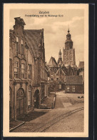 AK Zutphen, Proostdijsteeg Met St. Walburgs Kerk  - Zutphen
