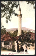 AK Bosnien, Ein Minaret Bei Festlichen Anlässen  - Bosnie-Herzegovine