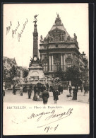 AK Brüssel / Bruxelles, Place De Brouckère  - Brüssel (Stadt)