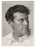 Fotografie Hermann Brühlmeyer, Wien, Portrait Schauspieler Raoul Lange  - Personalidades Famosas