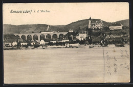 AK Emmersdorf I. D. Wachau, Panorama Mit Kirche  - Otros & Sin Clasificación