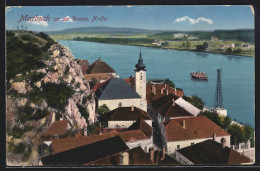 AK Marbach An Der Donau, Uferpartie Mit Kirche  - Autres & Non Classés