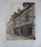 Planche 1910 GALLARDON MAISON DE LA GRANDE RUE HOTELS ET MAISONS XV ET XVIème Siècle - Kunst