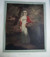 Planche COULEUR 1924 Tiree De L Illustration PORTRAIT DE LADY P. PAR RAEBURN - Andere & Zonder Classificatie