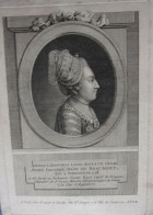 GRAVURE 18ème D' EPOQUE CHARLES GENEVIEVE DEON DE BEAUMONT AVOCAT AU PARLEMENT CENSEUR ROYAL - Andere & Zonder Classificatie