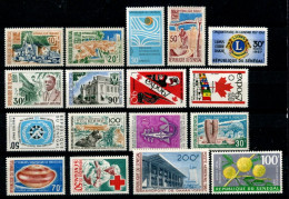 V - SENEGAL: Année 1967: Y&T 288 à 302 + PA 58 à 62 : 20 Timbres Tous NSC ** - Senegal (1960-...)