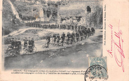 SEDAN (Ardennes) - La Compagnie Cycliste Du Capitaine Gérard (147e R.I.) - Longwy - Précurseur Voyagé 1903 (2 Scans) - Sedan