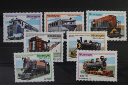 Nicaragua 2231-2237 Postfrisch Lokomotiven Eisenbahn #WF184 - Nicaragua