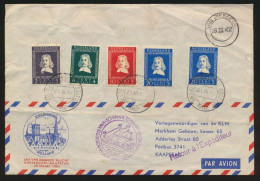 Schiffspost Niederlande Amsterdam Centr. Station N. Südafrika Kapstadt - Airmail