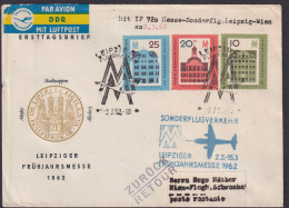 Flugpost Airmail Sonderflugverkehr DDR Leipzig Frühjahrsmesse Ersttagsbrief - Briefe U. Dokumente