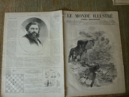 Le Monde Illustré Janvier 1878 Boucicaut Moulin De Simoneau à Pont Aven Chefs Insurrection Japon Gustave Courbet - Revistas - Antes 1900
