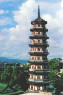 CHINA - The Flower Pagoda Of Six Banian Temple  ( 2 Scans ) - China