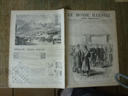 Le Monde Illustré Janvier 1878 Capitulation Plevna Turque Sofia Ancien Marché Montmartre - Revistas - Antes 1900