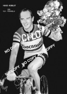 PHOTO CYCLISME REENFORCE GRAND QUALITÉ ( NO CARTE ), HUGO KOBLET TEAM CILO 1957 - Radsport