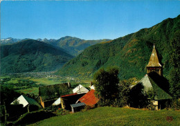 N°42093  Z -cpsm Village De Sode -au Fond Luchon - Luchon