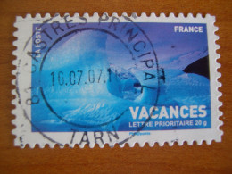 France Obl   N° 124 Cachet Rond Noir - Gebruikt