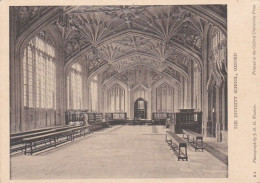 The Divinity School, Oxford  - Oxfordshire - UK - Unused Postcard - Otros & Sin Clasificación