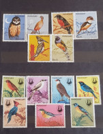 PARAGUAY BIRDS 1983-1985 -2 SETS MNH - Otros & Sin Clasificación