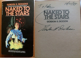 C1 Gordon R. DICKSON - NAKED TO THE STARS Lancer 1961 Envoi DEDICACE Signed SF Port Inclus France - Libros Autografiados