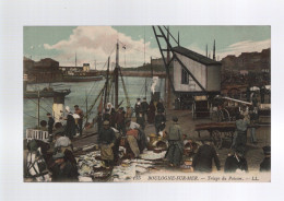 CPA - 62 - N°155 - Boulogne-sur-mer - Triage Du Poisson - Belle Animation - Colorisée - Circulée - Boulogne Sur Mer