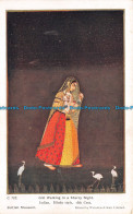 R115578 Girl Walking In A Starry Night. Indian. Hindu Style 18th Cent. Walterlow - Monde