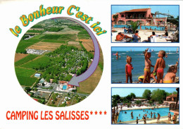 N°42095  Z -cpsm Vias Plage -"les Salisses" Camping- - Other & Unclassified