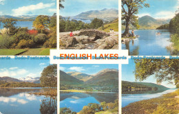 R114875 English Lakes. Multi View. Sanderson And Dixon. Jarrold. 1977 - Monde