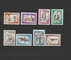 Yemen Arab Republic 1964 Olympic Games Tokyo, Athletics, Football Soccer, Basketball, Volleyball Etc.set Of 8 Imperf.MNH - Verano 1964: Tokio