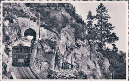 Chemin De Fer, Martigny - Chatelard VS, Train Et Tunnel (12089) - Trains