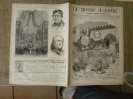 Le Monde Illustré Février 1878 Mariage Mercedes De Montpensier Alphonse XIII Roi Reine Victor Emmanuel - Revistas - Antes 1900