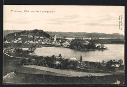 AK Mattsee, Blick Von Der Ludwigshöhe Auf Gebäude Und Gewässer  - Autres & Non Classés