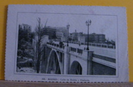 (MAD3) MADRID CALLE DE BAILEN Y VIADUCTO - ANIMATA - VIAGGIATA 1949 - Madrid