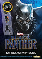 Black Panther - Tattoo Activity Book - Autres & Non Classés