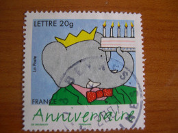 France Obl   N° 3927 Cachet Rond Noir - Used Stamps