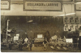 Carte Photo Boulanger Et Larrive, Brabant Le Beauceron, Labbé, ... Salon De La Machine Agricole - Otros & Sin Clasificación