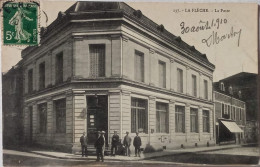 CPA Circulée 1910 , La Flèche (Sarthe) - La Poste  (135) - La Fleche