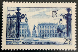 1948 FRANCE N 822 - NANCY - PLACE STANISLAS - NEUF** - Ongebruikt
