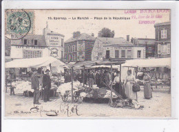 EPERNAY: Le Marché, Place De La République - Très Bon état - Epernay