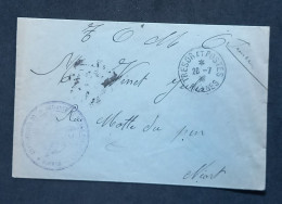 Cachet REMONTE ET HARAS CHERIFIENS MEKNES Sur Enveloppe Franchise Militaire - WW I