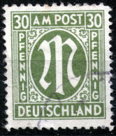 Germany,Bizone,  30 Pf.,cancel,as Scan - Covers & Documents