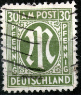 Germany,Bizone,  30 Pf.,cancel,as Scan - Briefe U. Dokumente