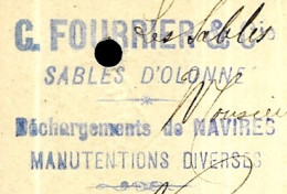 (Lot De 2) CPA (Entier Postal Commercial) C. FOURRIER 85 LES SABLES D'OLONNE à MONTHULET La Roche-sur-Yon Vendée - Sables D'Olonne