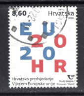 Croatia 2020, Michel 1438, Used, Croatian Presidency Of The Council Of The European Union - Croatie